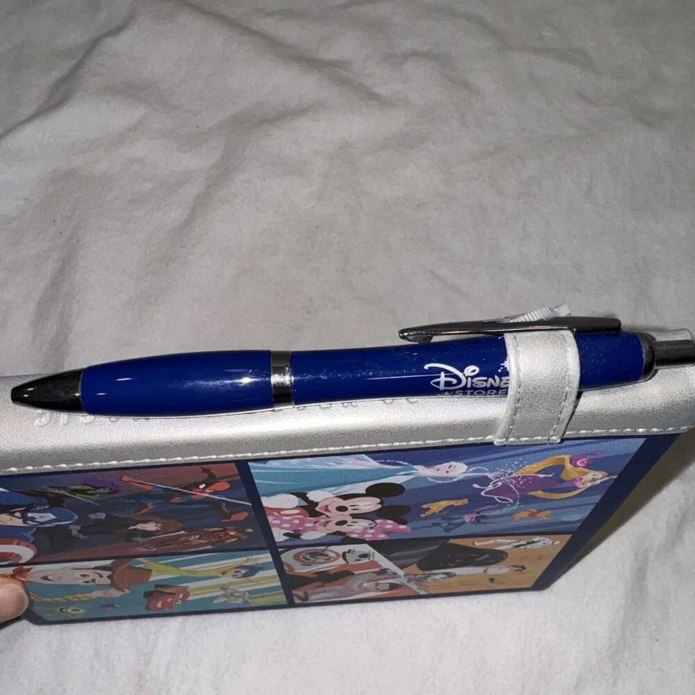 Disney Store 30th Anniversary Journal & Pen Mickey Minnie R2D2 BB-8 Iron Man